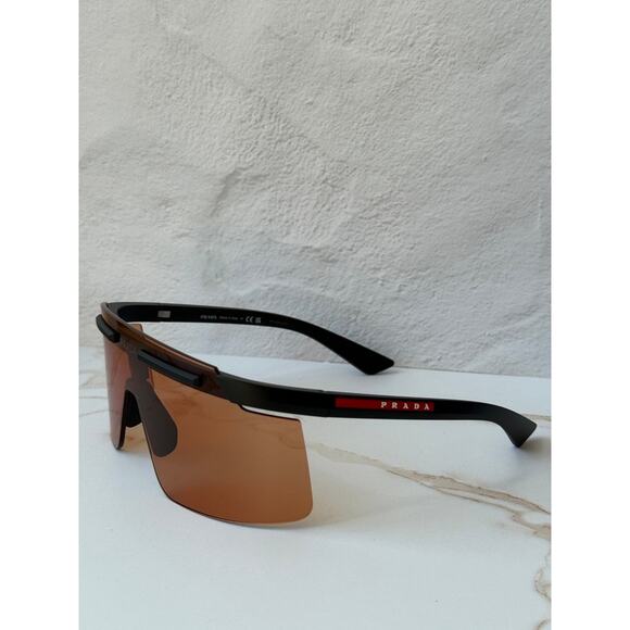 NEW Prada Sport PS B06S Mirrored Sunglasses in Orange $548